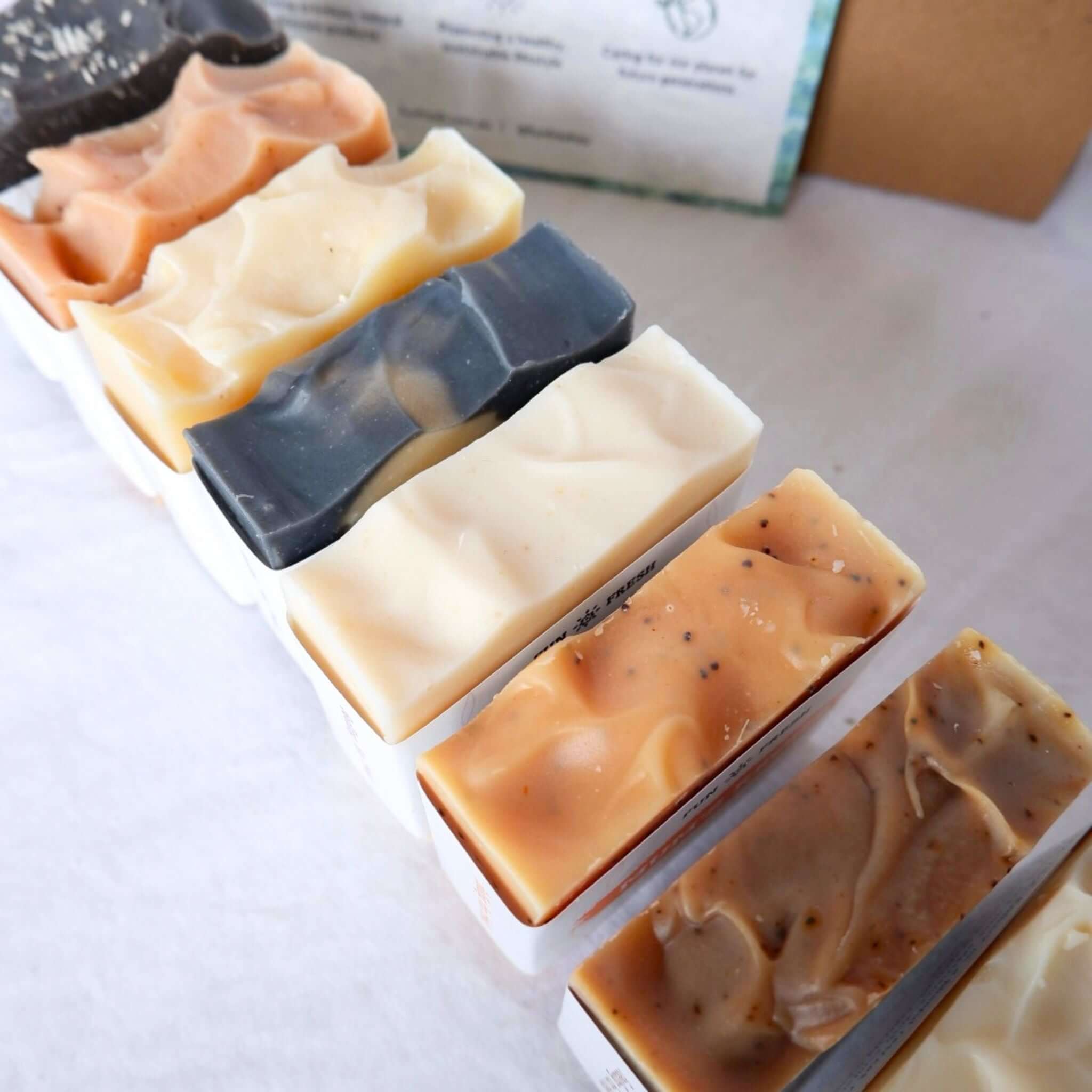 Natural bar soap for sensitive skin