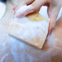 Washing with saigon summer soap bar