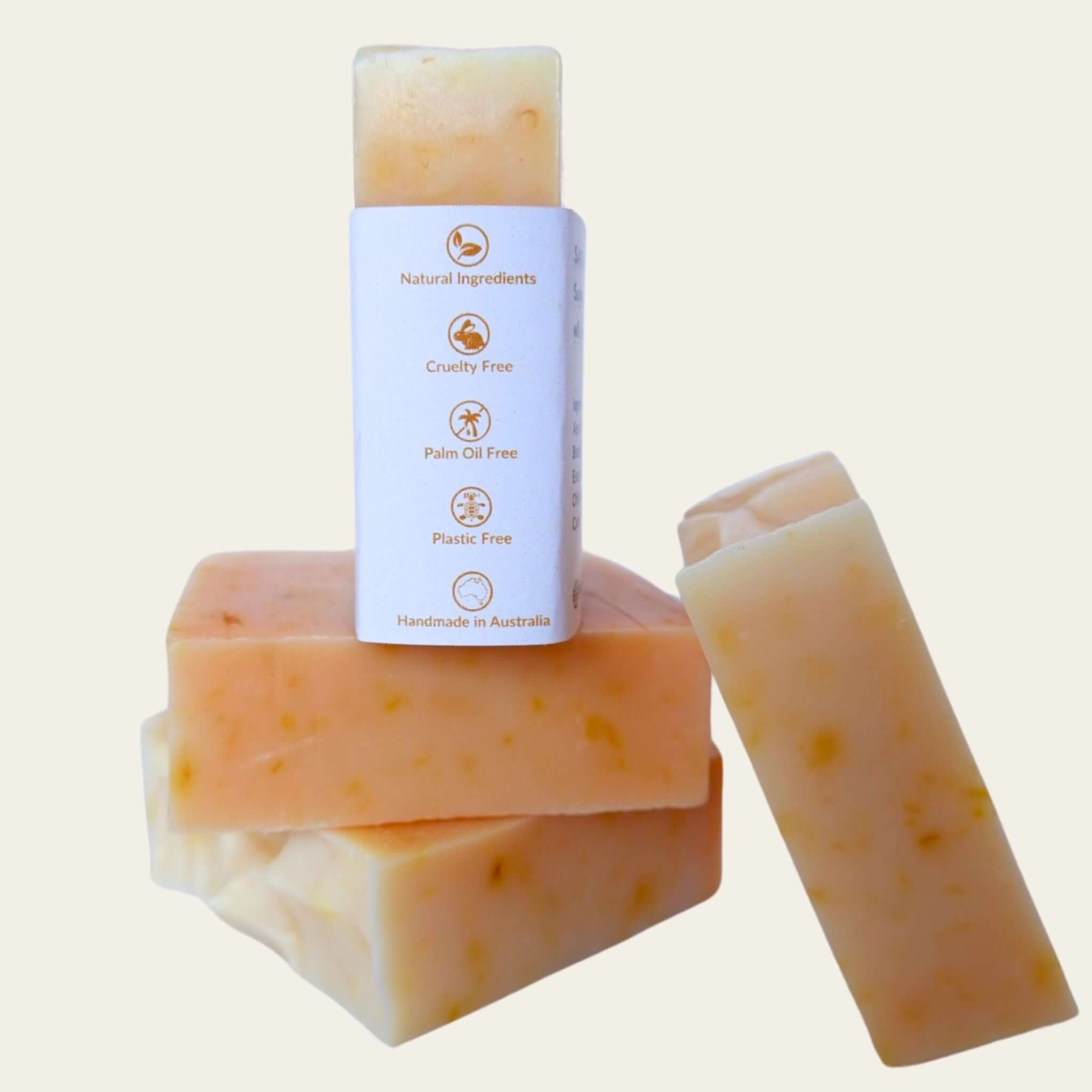 Saigon summer soap bars side view