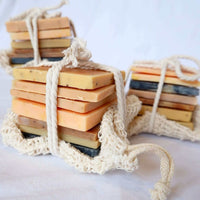 Soap lover sampler stack front view