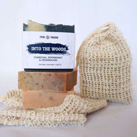 Soap saver with a range of natural soap bars