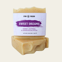 Sweet dreams soap bar front view