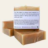 Tea time soap bar back view